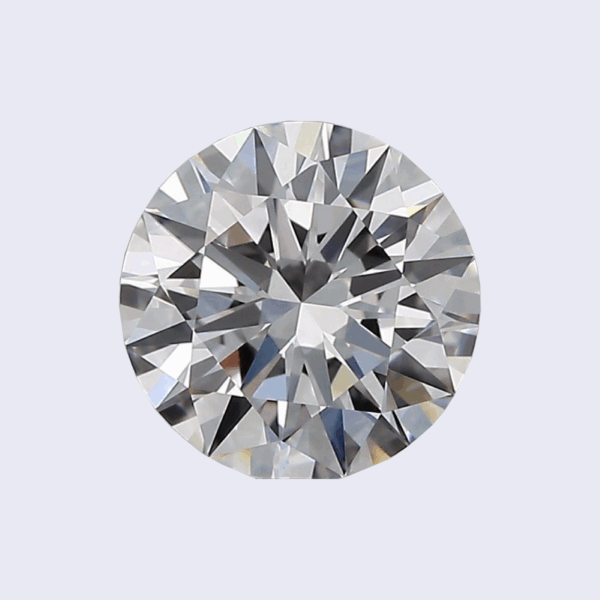 Diamond, Round, 1.01 carats, D color, VS1 clarity